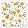 Papier Peint Poires Louise LILIPINSO Moutarde - Lilipinso -Enfant Meubles Boutique papier peint poires louise lilipinso