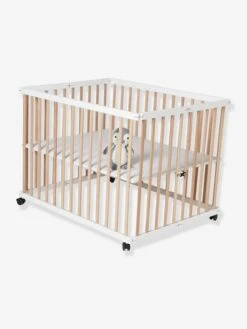 Parc En Bois Pliant VERTBAUDET Naturel - Vertbaudet -Enfant Meubles Boutique parc en bois pliant vertbaudet 2