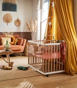 Parc En Bois Pliant VERTBAUDET Naturel - Vertbaudet -Enfant Meubles Boutique parc en bois pliant vertbaudet 4