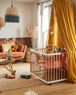 Parc En Bois Pliant VERTBAUDET Naturel - Vertbaudet -Enfant Meubles Boutique parc en bois pliant vertbaudet 5