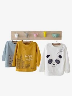 Porte-manteau Avec Patères Z'animo Bois/multicolore - Vertbaudet -Enfant Meubles Boutique porte manteau avec pateres zanimo 3