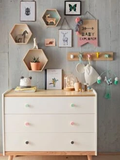 Porte-manteau Avec Patères Z'animo Bois/multicolore - Vertbaudet -Enfant Meubles Boutique porte manteau avec pateres zanimo 4