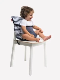 Rehausseur BABYTOLOVE Chaise Nomade Blanc / Marine - Baby To Love -Enfant Meubles Boutique rehausseur babytolove chaise nomade 3
