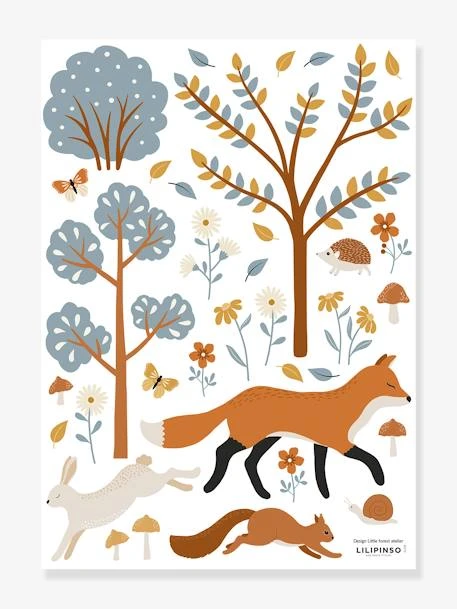 Stickers Renard Joro LILIPINSO Marron - Lilipinso 3 Stickers Renard Joro LILIPINSO Marron - Lilipinso