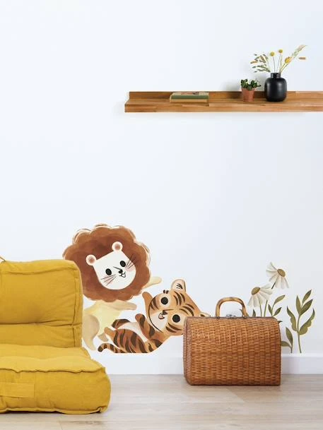 Stickers XL Lion/Tigre Felidae LILIPINSO Marron - Lilipinso 4 Stickers XL Lion/Tigre Felidae LILIPINSO Marron - Lilipinso – Image 2