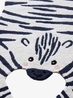Tapis Zèbre Blanc / Noir - Vertbaudet -Enfant Meubles Boutique tapis zebre 2