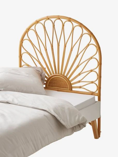 Tête De Lit Rotin Enfant Fleur Naturel - Vertbaudet 4 Tête De Lit Rotin Enfant Fleur Naturel - Vertbaudet – Image 2