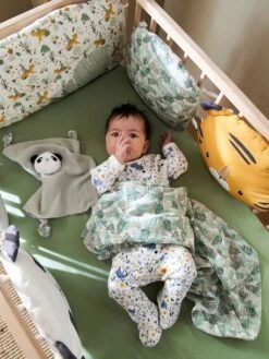 Tour De Lit / Tour De Parc Modulable HANOÏ Vert / Multicolore - Vertbaudet -Enfant Meubles Boutique tour de lit tour de parc modulable hanoi 2