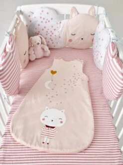 Tour De Lit / Tour De Parc Modulable Thème CATALUNE Rose Imprimé - Vertbaudet -Enfant Meubles Boutique tour de lit tour de parc modulable theme catalune 3