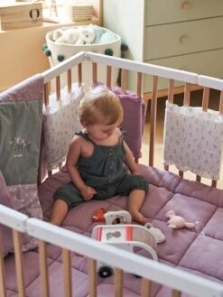 Tour De Lit / Tour De Parc Pare-chocs DOUCE PROVENCE Parme / écru - Vertbaudet -Enfant Meubles Boutique tour de lit tour de parc pare chocs douce provence 3