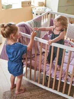 Tour De Lit / Tour De Parc Pare-chocs DOUCE PROVENCE Parme / écru - Vertbaudet -Enfant Meubles Boutique tour de lit tour de parc pare chocs douce provence 4