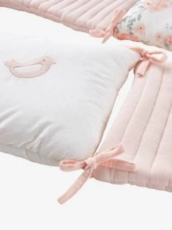 Tour De Lit/tour De Parc Modulable EAU DE ROSE écru / Rose - Vertbaudet -Enfant Meubles Boutique tour de littour de parc modulable eau de rose 5