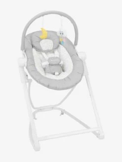 Transat En Hauteur BADABULLE Compact’Up Gris Clair (candy) - Badabulle -Enfant Meubles Boutique transat en hauteur badabulle compactup 4