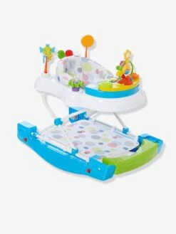 Trotteur évolutif Vertbaudet Trott&pouss' Blanc Imprimé - Vertbaudet -Enfant Meubles Boutique trotteur evolutif vertbaudet trottpouss 2